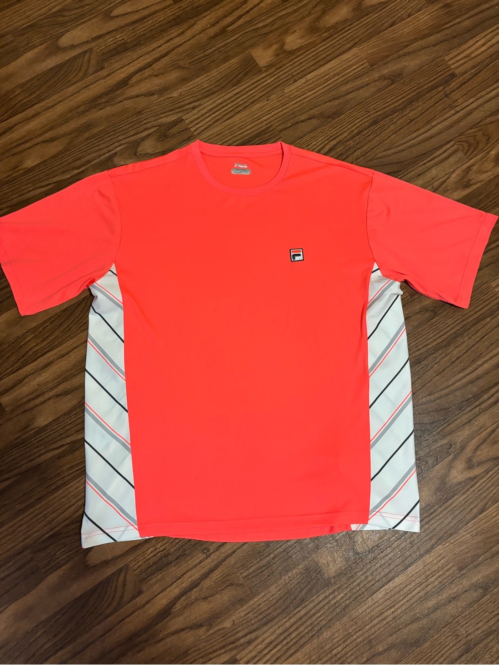 Fila Neon Coral Athletic Tennis Shirt * Men’s XL
